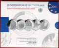 Bundesrepublik Deutschland, Germany FRG 5 x 10 Euro Bundesrepublik Deutschland Silber-Gedenkmünzen 2006 -