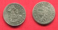Österreich Haus Habsburg RDR 3 Kreuzer 1660 Hall Ferdinand AU weakly struck
