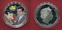 Cook-Inseln 5 Dollars Silbermünze 30 Jahre Mr. Bean (1 oz, m. Farbapplikation) -