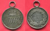 Brandenburg Preußen Königreich Tragbare Silbermedaille mit Öse Friedrich Wilhelm III. 1797 -1840 Verdienst um den Staat -