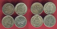 USA 4 x 1 Dime Silber Dime Lot 4 Typen -