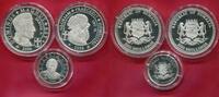 Republic of Somalia 3 x 2000 Shillings Silber versch. Größen Päpste Gregor V. Leo IX. Benedikt XVI. -