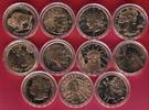 Golden State Mint 11 x 1 AVDP Unze Kupfer Kupfermedaillen-Lot mit USA-Motiven -