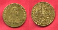 Ungarn Transylvanien Transylvania Siebenbürgen Doppeldukat 2 Dukaten 1772 H G Karlsburg Maria Theresia Österreich Haus Habsburg AU min cleaned