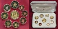 Vatican Vatikan Papst Franziskus KMS 1 Cent - 2 Euro mit 50 Euro Gold Pope Papst Francis (Franciscus) (2013-date) Migranten Migrants -