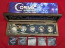 China, Kanada, Niue & USA 5 x 1 Unze Silber - mit eingearbeiteten Meteoriten 2018 Cosmic Investment Collection - aufwendig dekorierte Silbermünze...