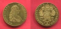 Ungarn Transylvanien Transylvania Siebenbürgen Doppeldukat 2 Dukaten 1780 H G Karlsburg Maria Theresia Österreich Haus Habsburg letztes Prägejahr...