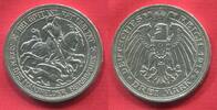 Deutschland Germany Kaiserreich Preußen Grafschaft Mansfeld Jahrhundertfeier Vereinigung Preußen St. Georg Drachentöter 3 Mark Silbermünze 1915 vz ge