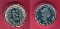 Tuvalu 1 Dollar Silbermünze 200. Jahrestag Geburt Darwins - Evolution -
