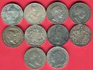 Bayern, Hamburg, Preußen, Sachsen, Württemberg 10 x 3 Mark Silbermünzen Kaiserreich Lot 10 Typen -