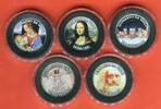 USA 5 x Half Dollar im attraktiven Set Kennedy Halbdollar - Leonardo da Vinci -