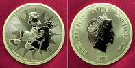 Niue Islands Dagobert Duck - Uncle Scrooge McDuck 250 Dollars 1 Unze Ounce Gold 2018 Stempelglanz mit Kapsel
