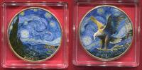 USA Deutschland Silver Eagle 1 Unze Feinsilber Sternennacht Produkt der Fa. Ket*ner -