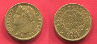 Frankreich 20 Francs Gold Napoleon I. Empereur Überdurchschnilltlich -