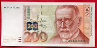 BRD, Deutsche Bundesbank 200 DM Deutsche Mark 1996 Paul Ehrlich 1854-1915 Serie AK Mikroskop Mit Kin