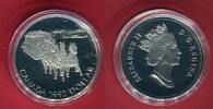 Kanada , Canada 1 Dollar Kanada Silbermünze Postkutsche -