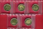 China 5 x 1 Yuan Messing Lot Olympische Spiele Peking - Maskottchen -