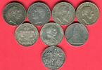 Preußen, Bayern, Württemberg, Hamburg 8 x 3 Mark Silbermünzen Kaiserreich Lot 8 Typen - Silber -