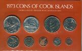 Cook Islands 11,88 Dollars Silber-/Cu/Ni Coins of Cook Islands - Münzset 1 Cent bis 7,5 Dollar - 9 Münzen -