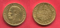 Braunschweig mit Lüneburg 20 Mark Gold mit Video Wilhelm 1830 - 1884 Schrötlingsfehler Planchet Flaw -