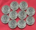 Bundesrepublik Deutschland BRD 10 x 5 DM Silber Kursmünze Lot Silberadler Erhaltung ! High Grade Quality Mintstate -