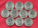 Bundesrepublik Deutschland BRD 10 x 5 DM Silber Kursmünze Lot Silberadler Erhaltung ! High Grade Quality Mintstate -