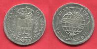 Brasilien Brazil 960 Reis Silber mit Video Patacao Pataco Bahia Mint Johannes John Joao VI. Prinzregent -