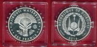 Djibouti, Dschibuti 250 Francs Silbermünze 1 oz Silber Djibouti Waterbuck - Wasserbock - Fabulous 15 Silver Collection -