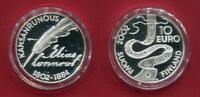 Finnland, Finland 10 Euro Silber Elias Lönnrot 1802-1884 -