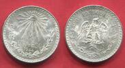 Mexico 1 Peso Silber Erhaltung Feine Patina -