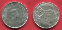 Luxemburg 250 Franc 1000 Jahrfeier Stadtansicht und Burg, Charlotte, 919-1964 -