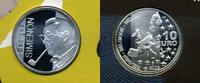 Belgien 10 Euro Silbermünze George Simenon OVP -