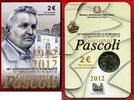 Italien, Italy 2 Euro Gedenkmünze 100. Todestag von Giovanni Pascoli -