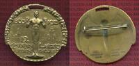 Leipzig Tragbares Abzeichen 12. Deutsches Turnfest Leipzig 1913 Tragbares Abzeichen Bronze -