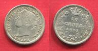 Kanada Canada 10 Cents Queen Victoria kleine Auflage 800.000 -