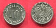 Deutschland Germany Kaiserreich 10 Pfennig Selten in dieser Erhaltung -