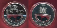 Fidschi 1 Dollar Silbermünze The Signs of the Zodiac - incl. Onyx -