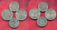Czechoslovakia Tschechoslowakei 2 x 10 2 x 20 Korun Kronen Korona Silber Masaryk 1928 1937 10 Kr. 1932, 20 Kr. 1933 -