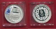 China 10 Yuan Silber Olympische Spiele Peking 2008 - Hofhaus (1 oz, m. Farbapplikation) -