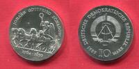 Eastern Germany DDR GDR 10 Mark Silber 225. Geburtstag von Johann Gottfried Schadow - Quadriga Berlin -