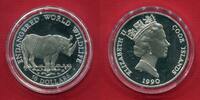 Cook-Inseln 50 Dollars Silber Endangered Wildlife - Gefährdete Tierwelt - Nashorn -