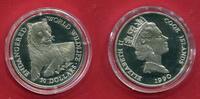 Cook-Inseln 50 Dollars Silber Endangered Wildlife - Gefährdete Tierwelt - Tiger -