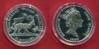 Cook-Inseln 50 Dollars Silber Endangered Wildlife - Gefährdete Tierwelt - Gazelle -