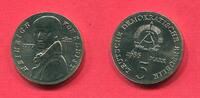 DDR Eastern Germany 5 Mark Gedenkmünze Cu/Ni Neusilber Heinrich von Kleist -