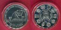 Ecuador 25000 Sucres Silbermünze Ibero-America - Two Worlds - Basalship -