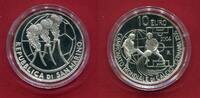 San Marino 10 Euro Silber 2004 FIFA Fußball-Weltmeisterschaft Deutschland 2006 proof in capsule
