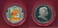 Cook-Inseln 20 Dollars Silber Masterpieces of Art - Vincent van Gogh (3 oz, m. Swarovski-Kristallen) -