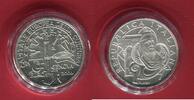 Italien 10 Euro Silbermünze Genua - Kulturhauptstadt 2004 Stempelglanz (fleckig) in Kapsel