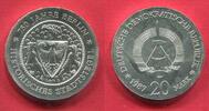 Deutsche Demokratische Republik DDR 20 Mark Gedenkmünze 750 Jahre Feier Berlin Stadtsiegel Old City Seal -