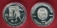 Nordkorea 500 Won Silbermünze 1 oz World Championship o Football 1998 France -